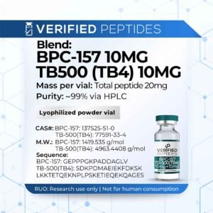 blend: bpc 157 tb 500 peptide (20mg)