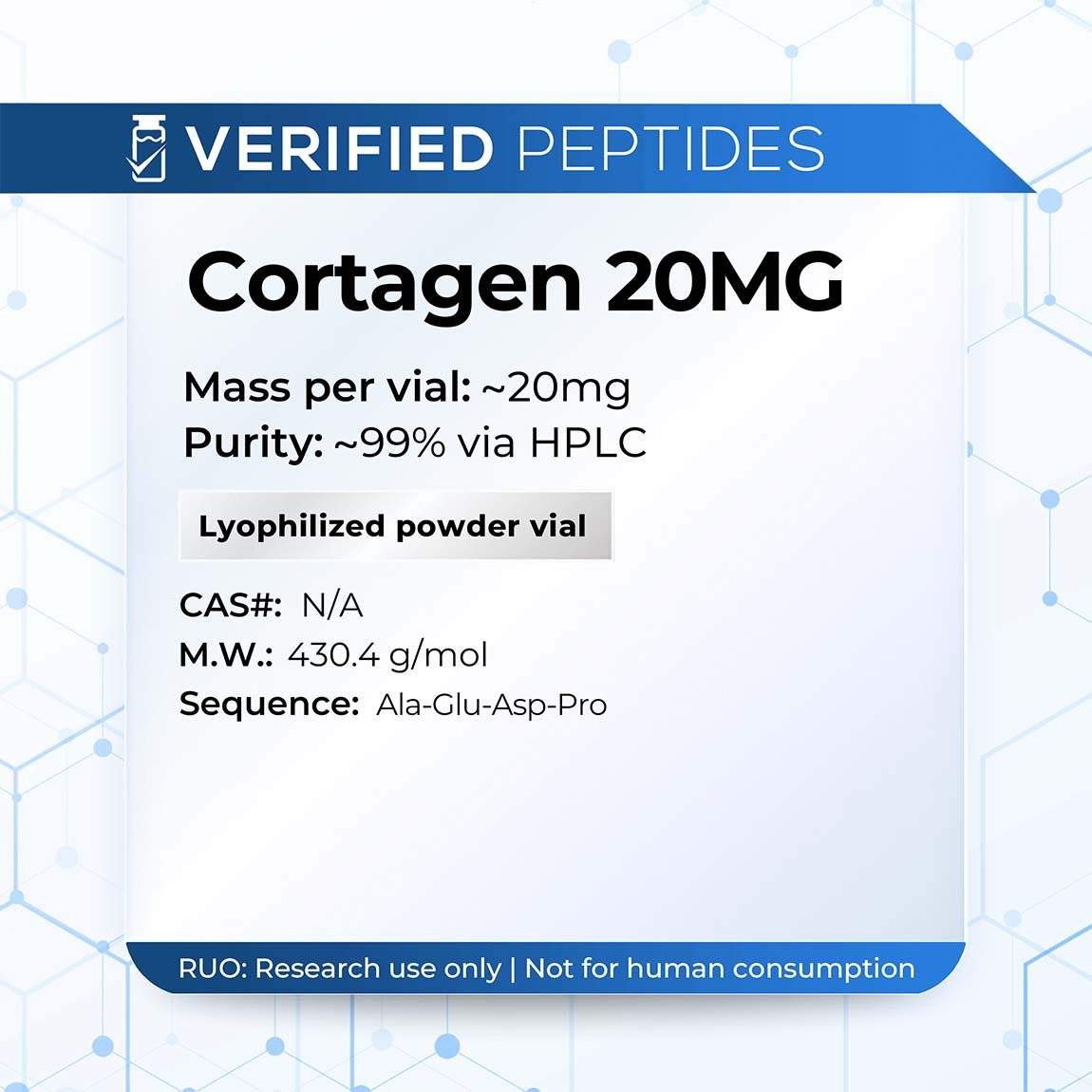 cortagen peptide (20mg) cortagen peptide (20mg)