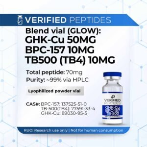 blend: ghk cu bpc 157 tb 500 peptide (glow)