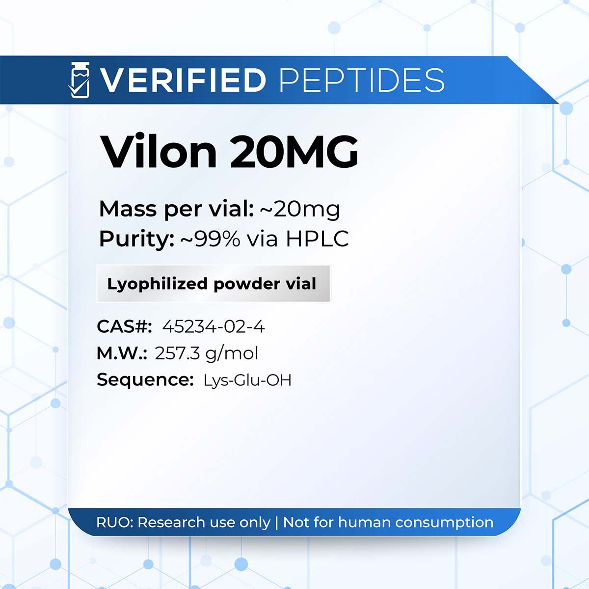 vilon peptide (20mg) vilon peptide (20mg)